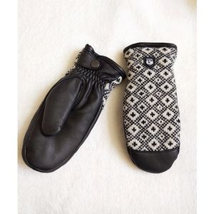 Hestra Ludvika merino wool mittens 6  leather